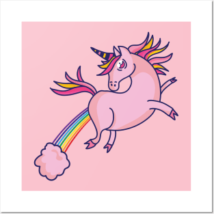 Unicorn Farts Posters and Art